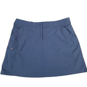32 Degrees Cool Skort Womens XL Blue Athletic Golf Casual Lightweight Pockets